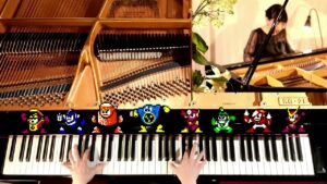 ロックマン2 ワイリーステージ / 思い出は億千万(おっくせんまん) ピアノ Mega Man 2 Dr. Wily Stage Piano