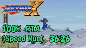 ロックマンX　100%RTA 　36:26　（Mega Man X　100% Speedrun in 36:26)