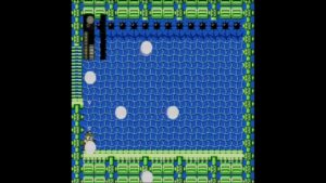 ロックマン２】VS.バブルマン!! 水中の位置取りが悪いのでは..?!