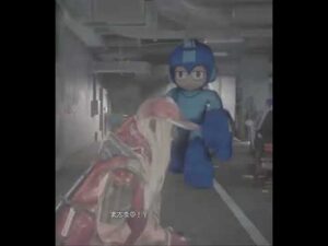 天井に頭スレスレのロックマン【バイオハザードRE:2】#shorts