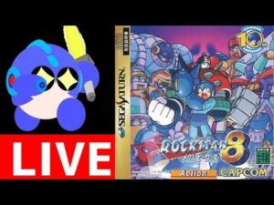 セガサターン版　ロックマン８　メタルヒーローズをプレイする！　【ロクメガ】