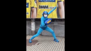 渋谷にロックマン🥰🤣
