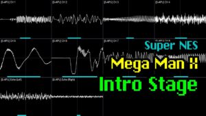 Capcom – “Intro Stage” (Mega Man X, SNES) [Ocilloscope Visualization]