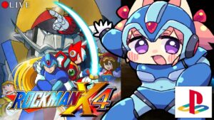 【 Megaman X4 】(PS)  ロックマンX4 するー♪【 #vtuber 】 #shorts