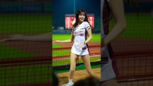 Rakuten Girls  菲菲AVIVA 天母端盤子 林立應援 長版#ロックマン#美腳 #台湾チアリーデ 240403